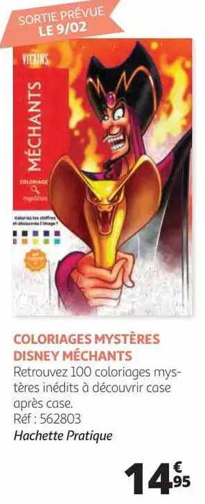 Coloriages Mystères Disney Méchants