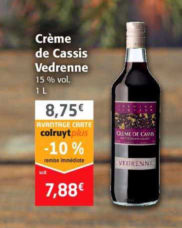 Crème De Cassis Vedrenne
