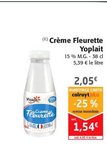 Crème Fleurette Yoplait