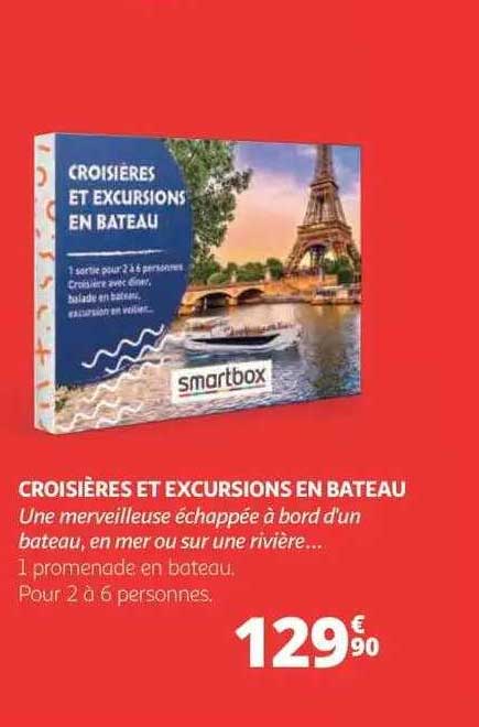 croisières et excursions en bateau