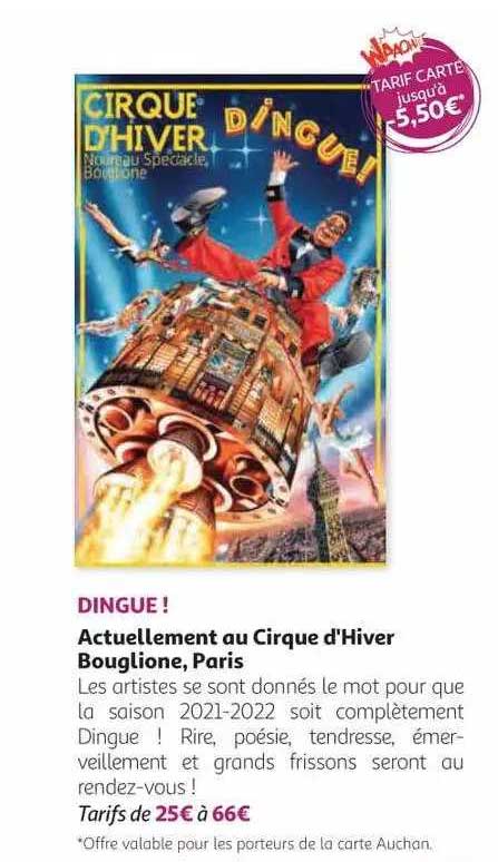 dingue ! actuellement au cirque d'hiver bouglione paris