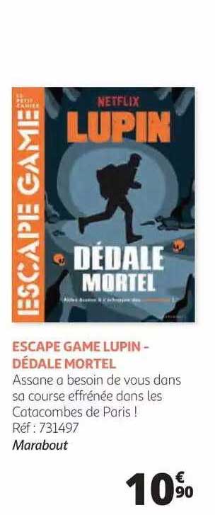 escape game lupin - dédale mortel