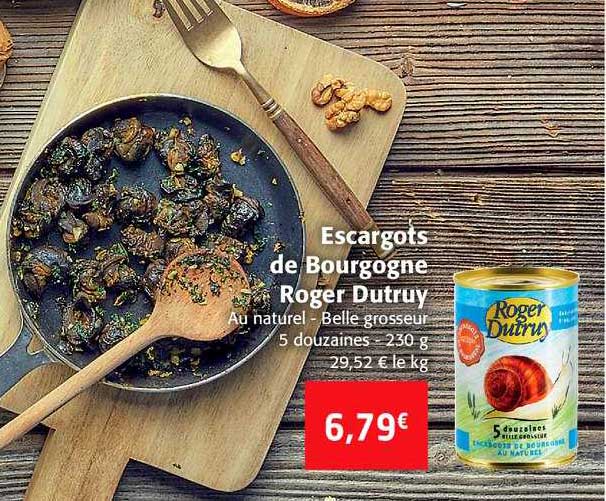 escargots de bourgogne roger dutruy