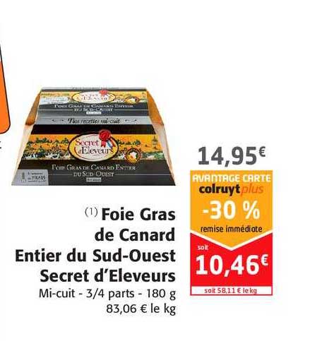 foie gras de canard entier du sud-ouest secret d'éleveurs
