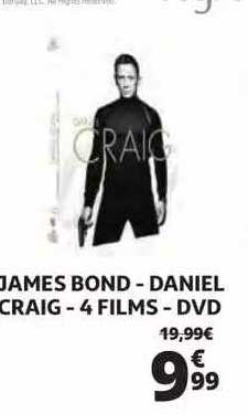 james bond - daniel craig - 4 films - dvd