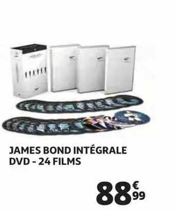 james bond intégrale dvd - 24 films