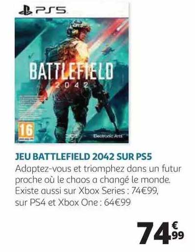 jeu battlefield 2042 sur ps5