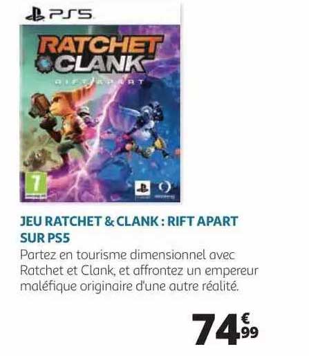 jeu ratchet & clank : rift apart sur ps5