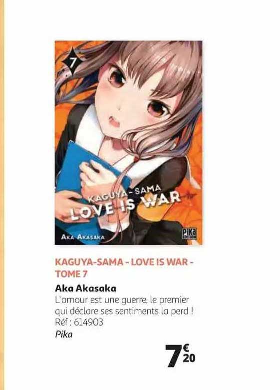 kaguya-sama - love is war - tome 7 aka akasaka