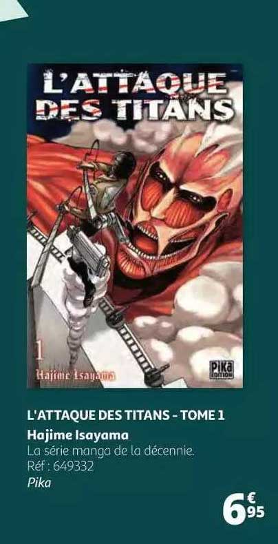 L'attaque Des Titans - Tome 1 Hajime Isayama