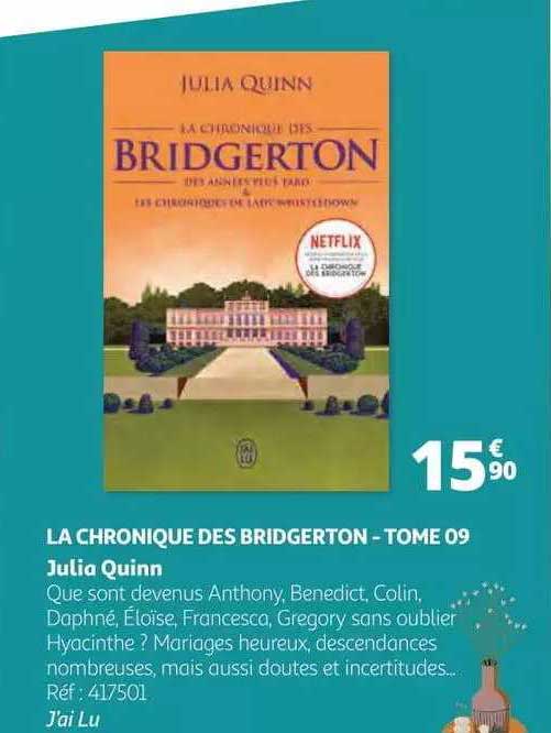 la chronique de bridgerton - tome 09 julia quinn