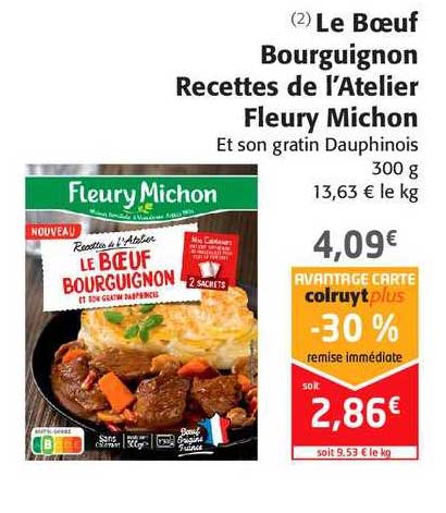 le bœuf bourguignon recettes de l'atelier fleury michon