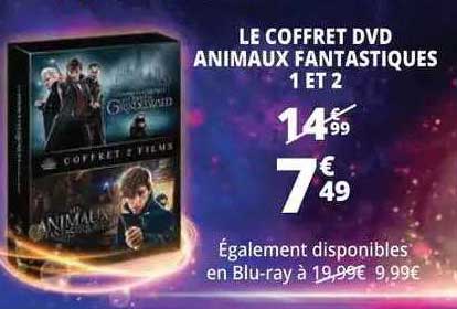 Le Coffret Dvd Animaux Fantastiques 1 Et 2