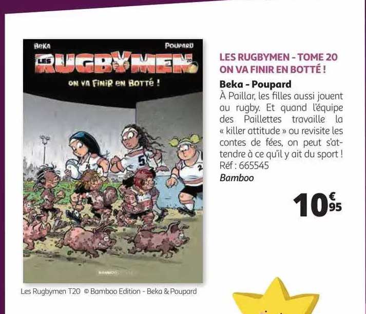 les rugbymen - tome 20 on va finir en botté! beka - poupard