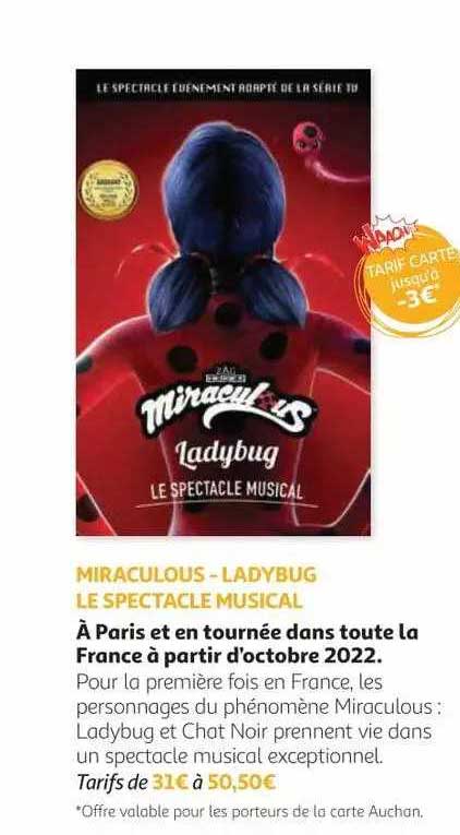 miraculous - ladybug le spectacle musical
