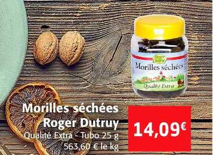 morilles séchées roger dutruy