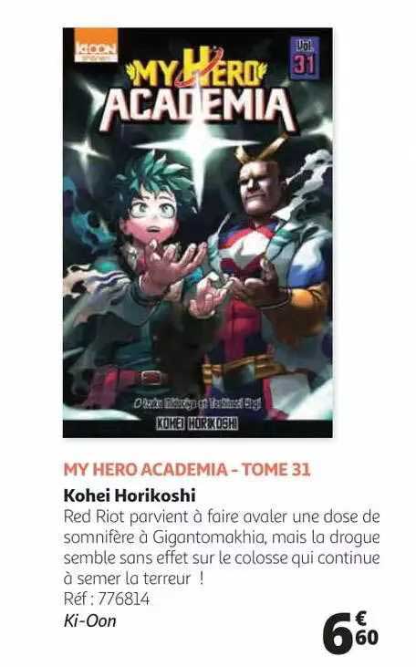 my hero academia - tome 31 kohei horikoshi