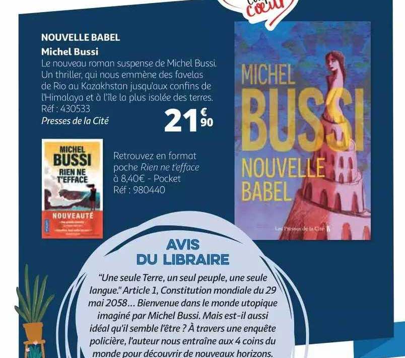 nouvelle babel michel bussi