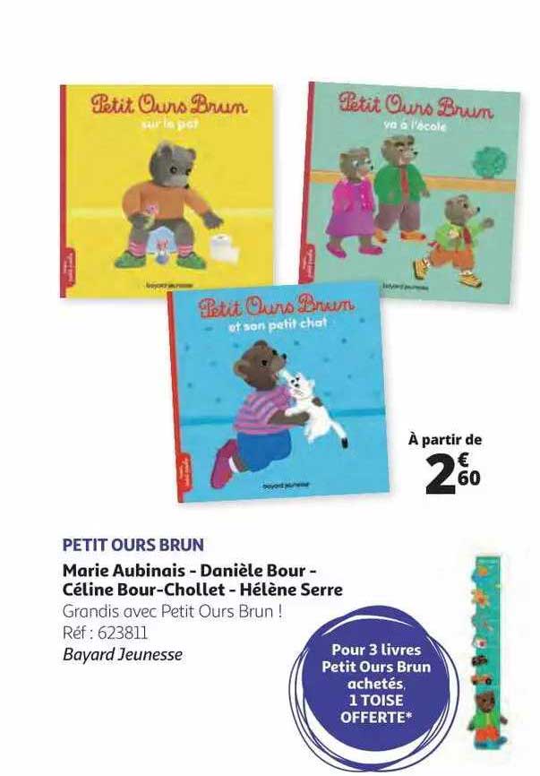 petit ours brun marie aubinais - danièele bour - céline bour - chollet - hélène serre