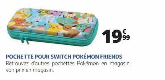Pochette Pour Switch Pokémon Friends