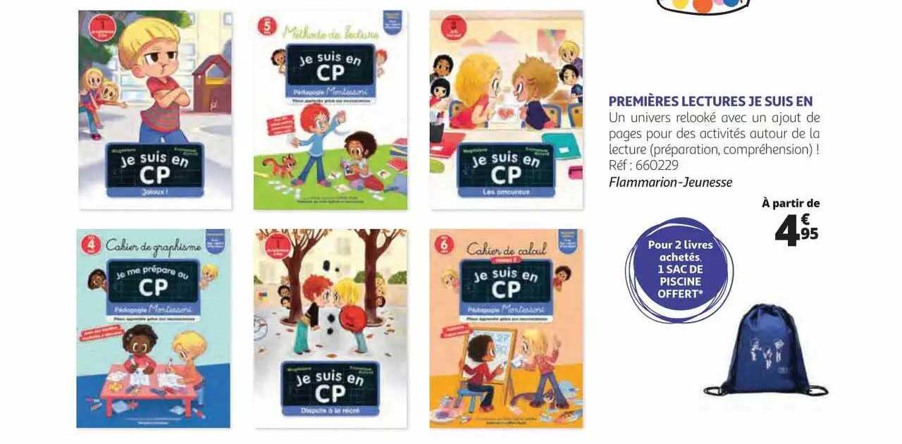 premières lectures je suis en