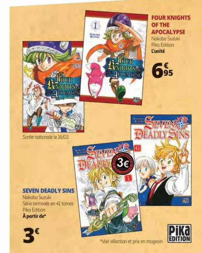 seven deadly sins four knight of the apocalypse