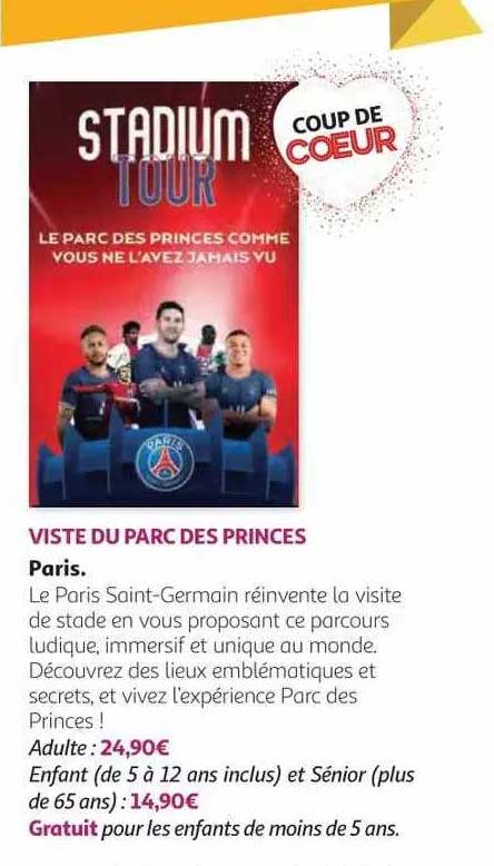 viste du parc des princes paris
