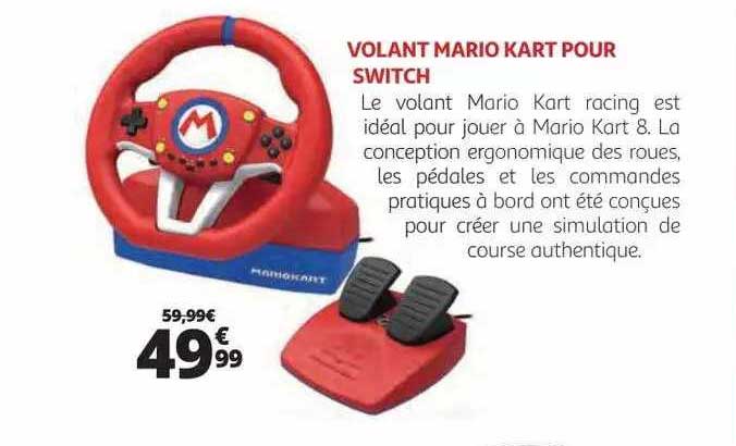 volant mario kart pour switch