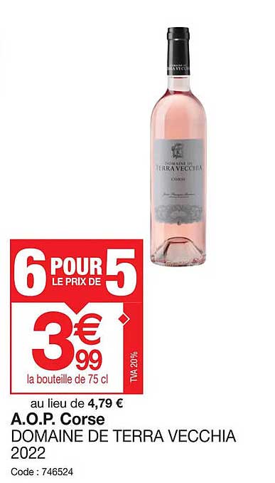 a.o.p. corse domaine de terra vecchia 2022