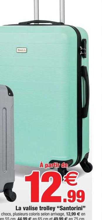 La Valise Trolley "santorini"