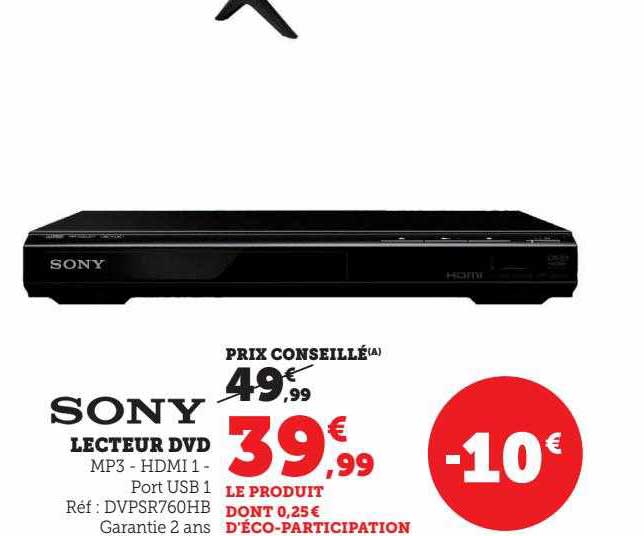 lecteur dvd sony