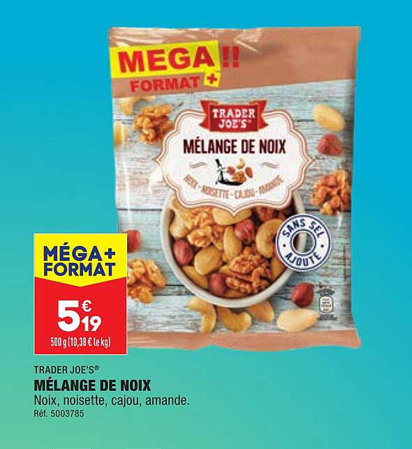 mélange de noix trader joe's