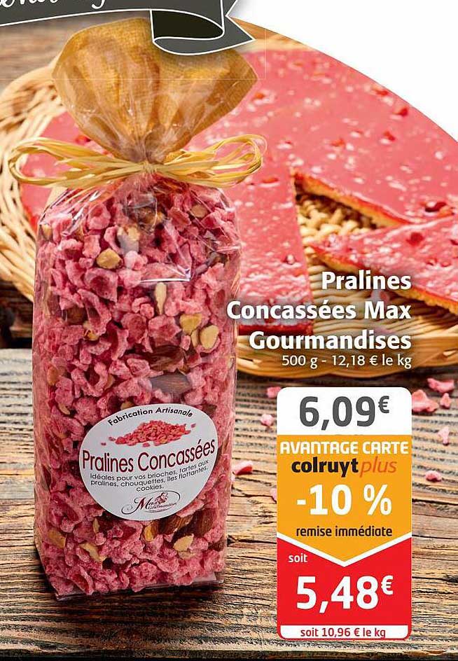 pralinés concassées max gourmandises