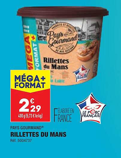 Rillettes Du Mans Pays Gourmand