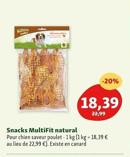 Snacks Multifit Natural
