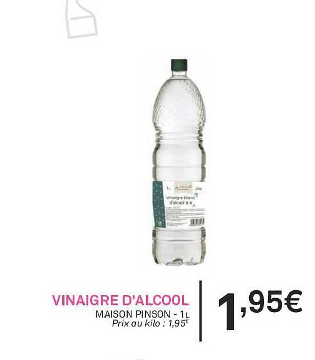 vinaigre d'alcool maison pinson