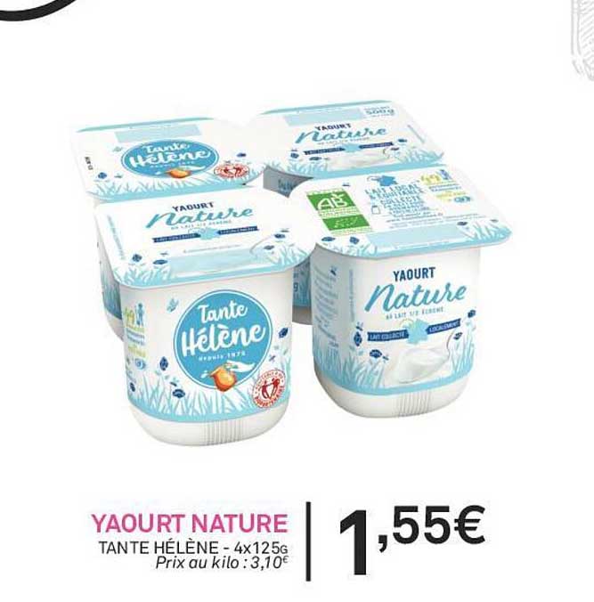 yaourt nature tante hélène