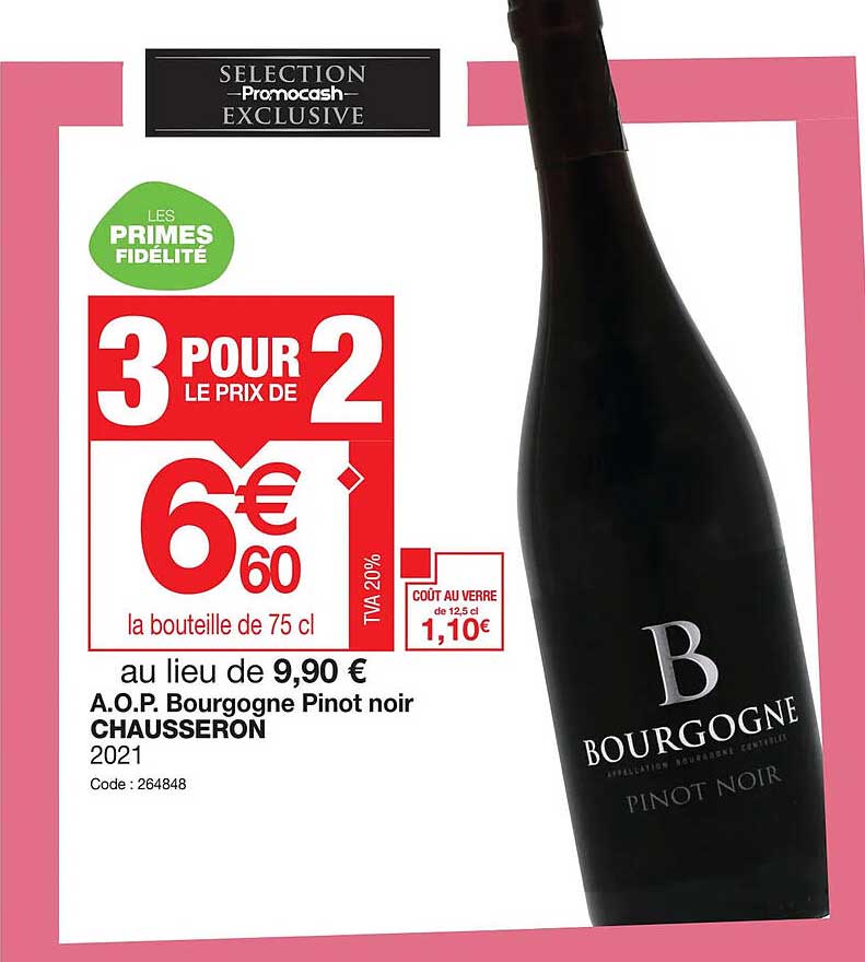 a.o.p. bourgogne pinot noir chausseron 2021