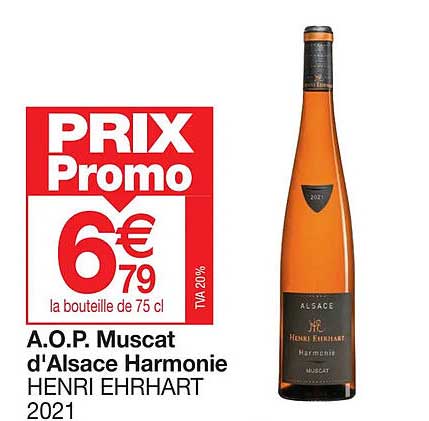 a.o.p. muscat d'alsace harmonie henri ehrhart 2021
