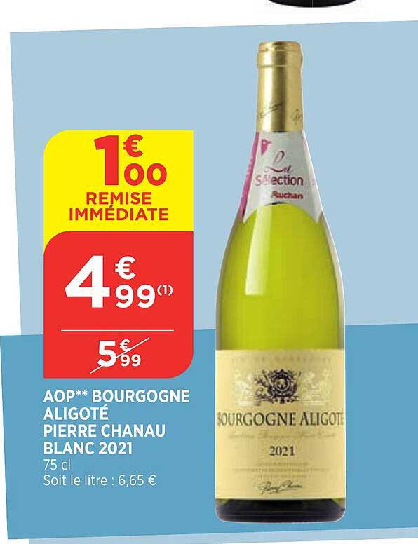 aop bourgogne aligoté pierre chanau blanc 2021