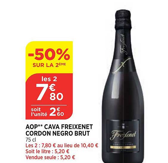 aop cava freixenet cordon negro brut