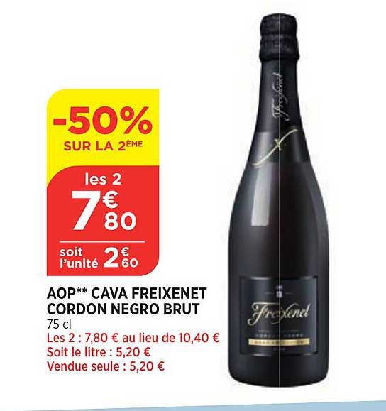 aop cava freixenet cordon negro brut