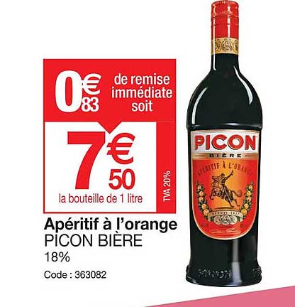 apéritif à l'orange picon bière