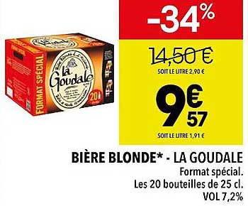 Bière Blonde - La Goudale