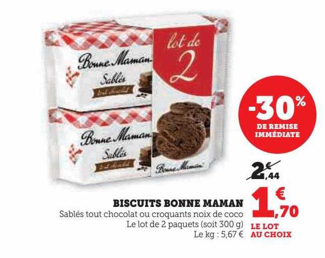 Biscuits Bonne Maman