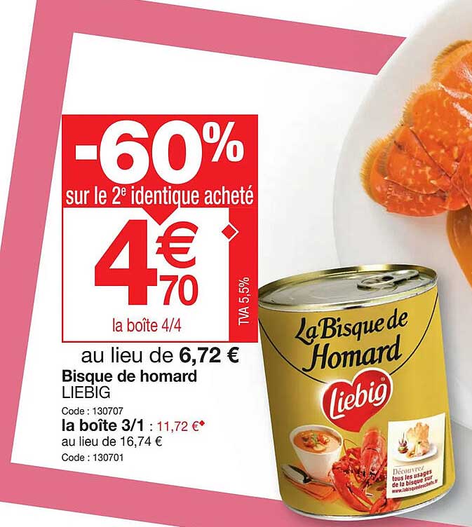 bisque de homard liebig