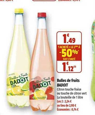 Bulles De Fruits Badoit