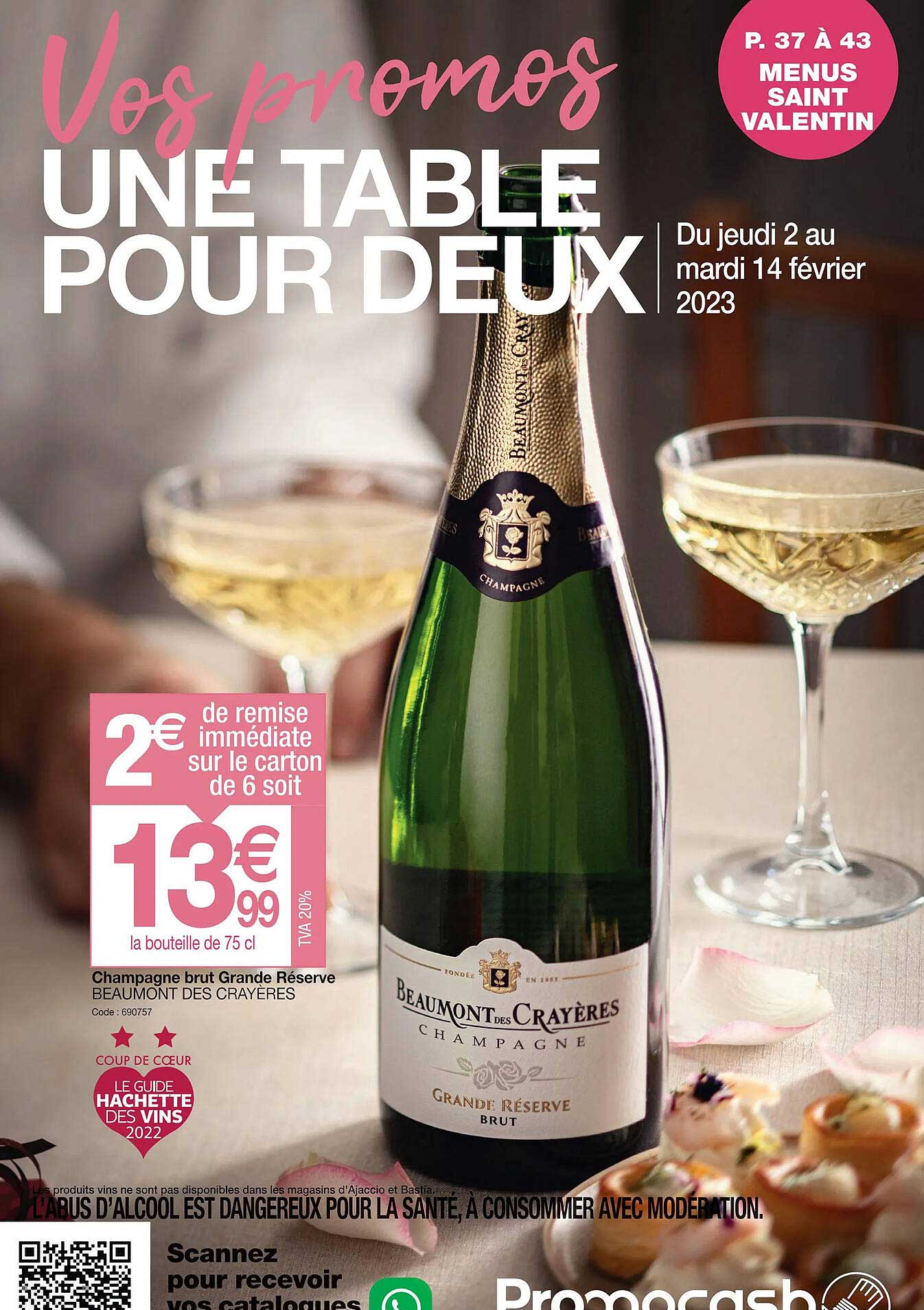 champagne brut grande réserve beaumont de crayères