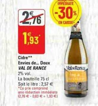 cidre envies de ... doux val de rance