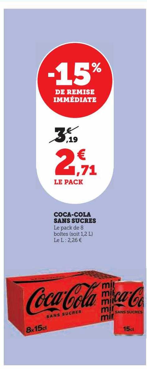 Coca-cola Sans Sucres